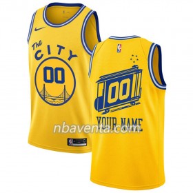 Camiseta Hombre Golden State Warriors Personalizadas 2019-20 Nike Hardwood Classics Swingman